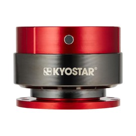 Red Aluminum Black Ring Steering Wheel Quick Release Hub Adapter Boos Kit with Ding Sound