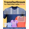 T-Shirt Ruler (Pack of 8) Vinyl Centering Round V Neck