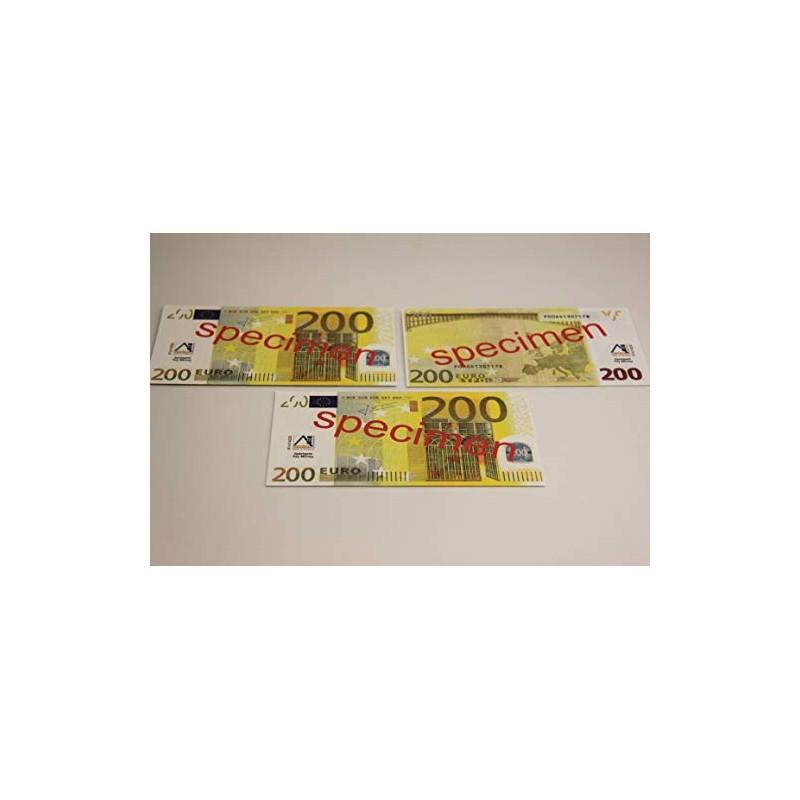WISSNER active learning 100 Banknotes 200 Euro, In a Poly