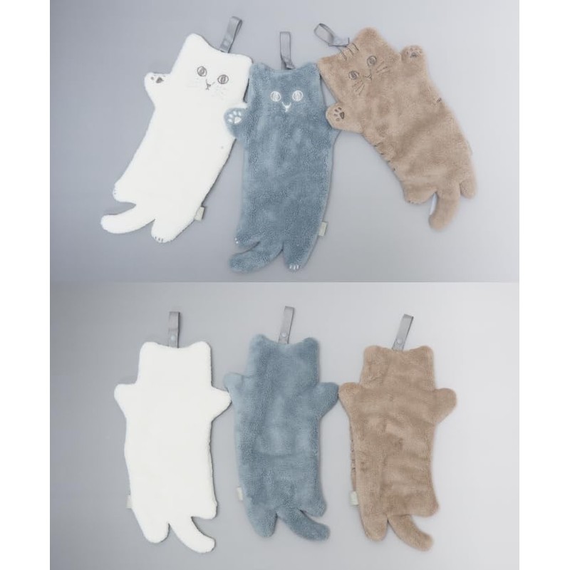 Daikai 421531 Kitchen Towel, Cat Pattern, Stylish, Cute, Absorbent, Quick