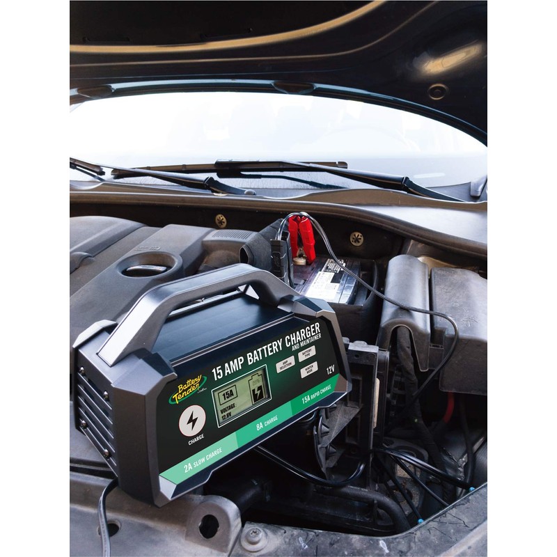 Battery Tender 12 Volt Battery Charger, 15 Amp / 8