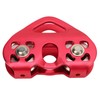 Mountaineering Climbing Double Axle Double Zip Line Trolley Steel Rope
