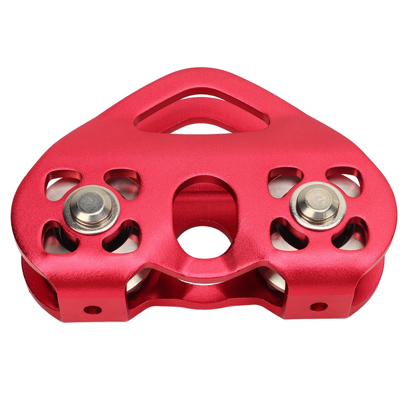 Mountaineering Climbing Double Axle Double Zip Line Trolley Steel Rope