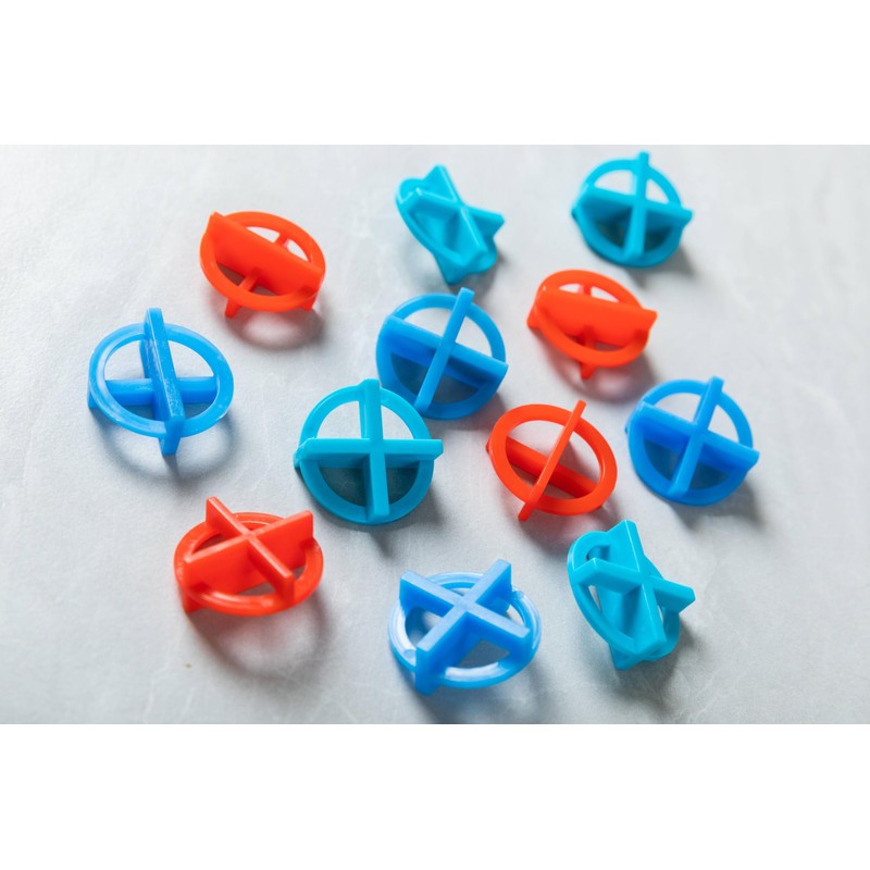 Tipu 200-Pcs 1/16"(2mm) Removable Tile Spacers, Reusable Cross Tile Spacer
