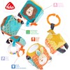 Fehn 066029 Activity Cube Funky Friends – Motor Skills Toy