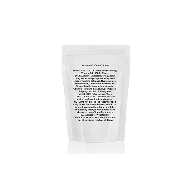 Sunshine Vitamin D3 1000iu 25mcg x30 Tablets HEALTHY MOOD