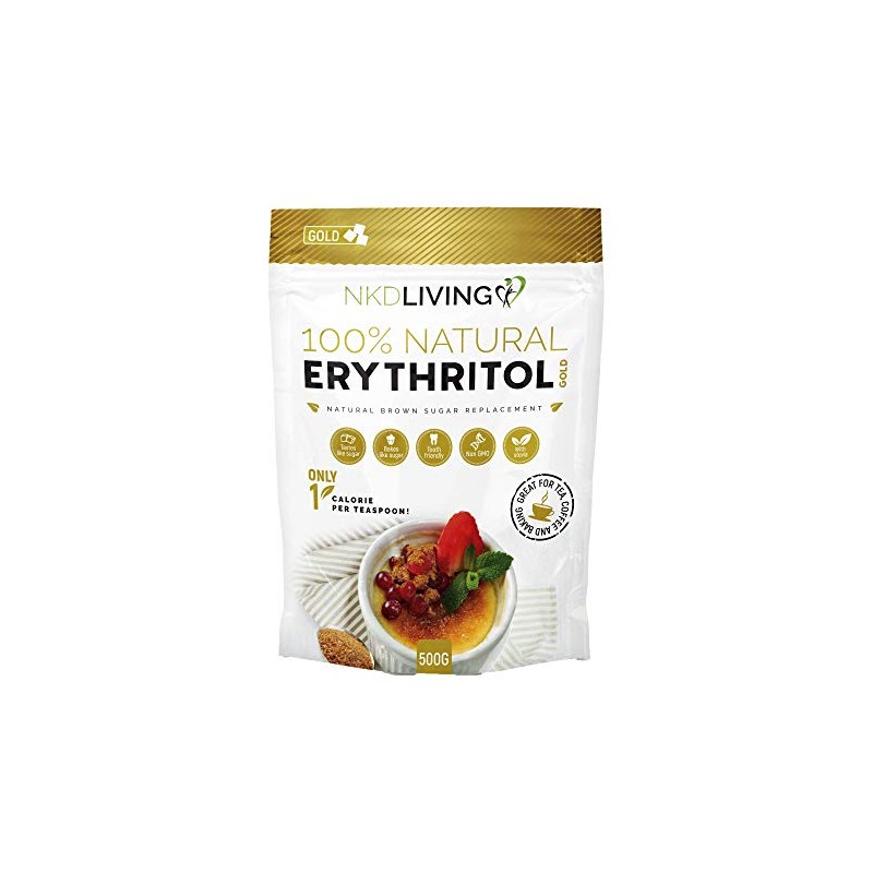 Erythritol GOLD 1kg (2 x 500g) by NKD Living -