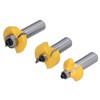3Pcs Shaker Door Router Bit Set Premium Blade Durable Rustproof