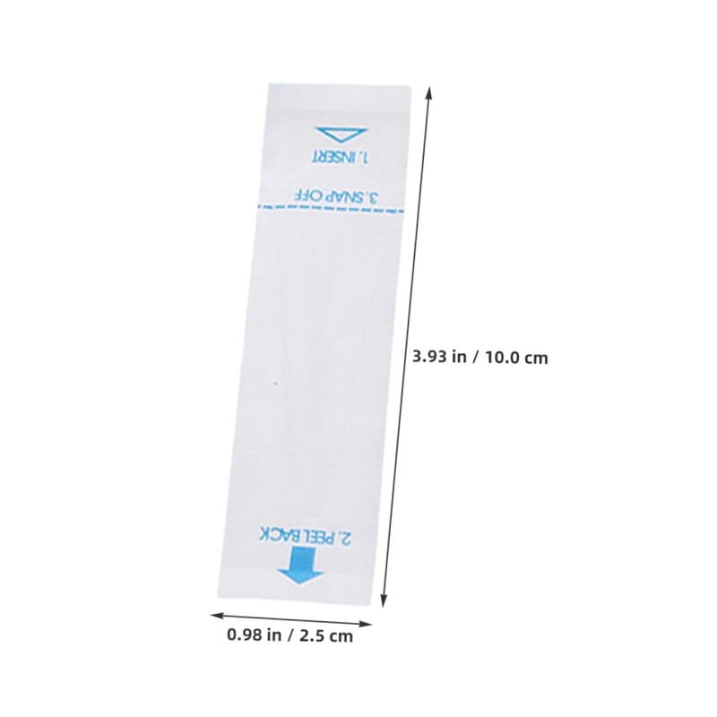 Mobestech 300pcs Paper Thermometer Probe Protective Covers for Accurate Measurement