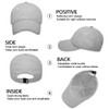 Baynetin Mesh Baseball Cap, Men's Breathable Quick Drying Baseball Cap,