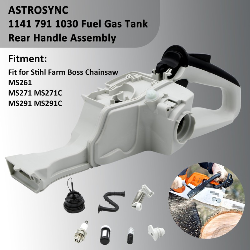 ASTROSYNC Fuel Gas Tank Rear Handle Assembly Fit For Stihl