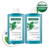 chlorane Klorane Aquamint Deep Cleansing Cooling Shampoo 400ml x 2