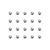 sourcing map 500pcs 5mm Carbon Steel Bearing Balls Precision Polished