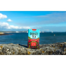 Dorset Tea Strawberries & Cream Tea 4 Boxes x 20 Tea Bags (80 Fruit Tea Bags Total) Strawberry Flavoured Herbal Tea Bags
