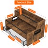 Homode Coffee Syrup Organizer Rack, 3-Tier 8 Bottles Syrup Stand
