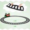 OLAKIDS Kids Ride On Train with Track, 6V Electric Toy