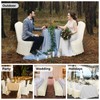 Babenest 2pcs Chair Cover with Long Skirt, Washable Universal Parson