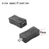 rgzhihuifz USB Mini 8-Pin Male to USB-C/Mini/Micro Female Adapter Set,