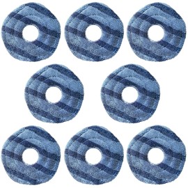 8 Pack Reusable Replacement mop Cloths Compatible with Eufy X10 Pro and eufy X9 Pro Omni Robot Vacuum Cleaner for Efficient Floor Cleaning