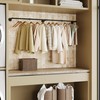 RSFMAS Wall Mounted Clothes Rack, Industrial Pipe Clothing Rack 60