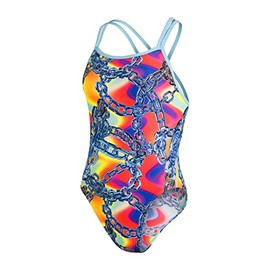 Speedo Women's Swimming Trunks, Red (Light Adriatic/Siren Red/Dragonfire)