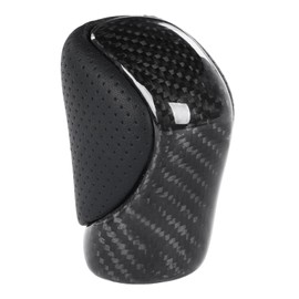 muge racing Gear Shift Knob Real Carbon Fiber Black Perforated Leather Shifter for Lexus ES GS GX is NX RC RX 200t 300 350 450h 450hL 350L