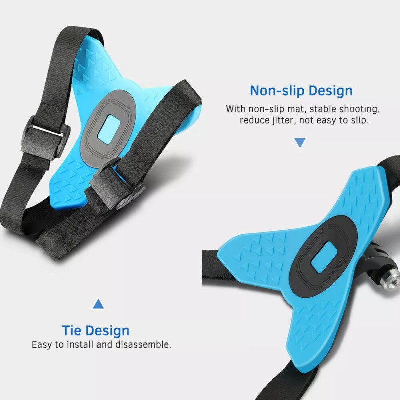 custom-sign Full Face Helmet Chin Mount Motorcycle Strap for GoPro-Hero
