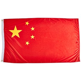 US Flag Store China Flag 3ft x 5ft Superknit Polyester