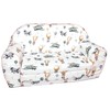 Delsit Kids 100% Cotton Loveseat Sofa, Hot Air Balloons, 30"W