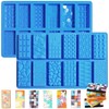 2025New 1inch Deep Small Chocolate Bar Mold for Mini Dubai,
