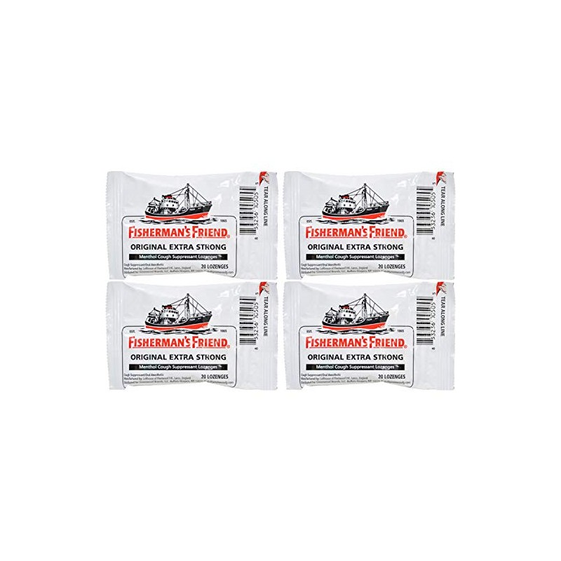 FISHERMANS FRIEND 20 LOZENGES 4 PACK