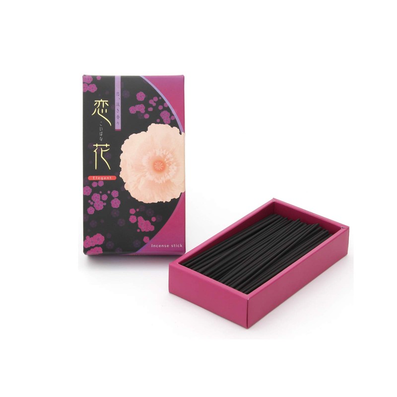 Koihana Elegant Floral Scent, Set of 4, Smokeless Incense, Elegant