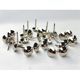 Pack of 50 Decorative Upholstery Nails/Tacks/PINS/Studs (Nickel/Silver/Chrome)