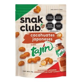 Cacahuates Japoneses Con Tajín Snak Club 737g