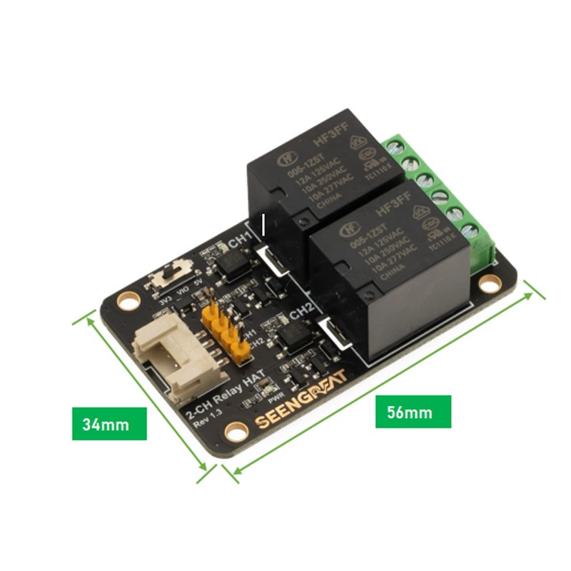 SEENGREAT 2 Channel Relay Module 2 CH Relay Expansion Board