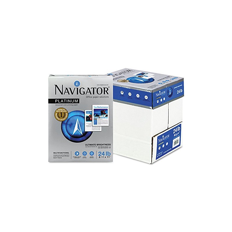 Navigator NPL11245R Platinum Paper 99 Brightness 24lb 8-1/2 x 11