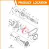 BRIDIOF Primary Clutch for Hisun ATV UTV 500 700, Bennche