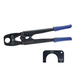 iCrimp Pex Pipe Crimping Tool, Plumbing Tool for 1-1/4 inch Copper Ring, meets ASTM 1807 Standard