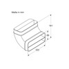 NEFF Z861SB2 Cooker Hood Installation Accessories 90 Degree Flat Channel