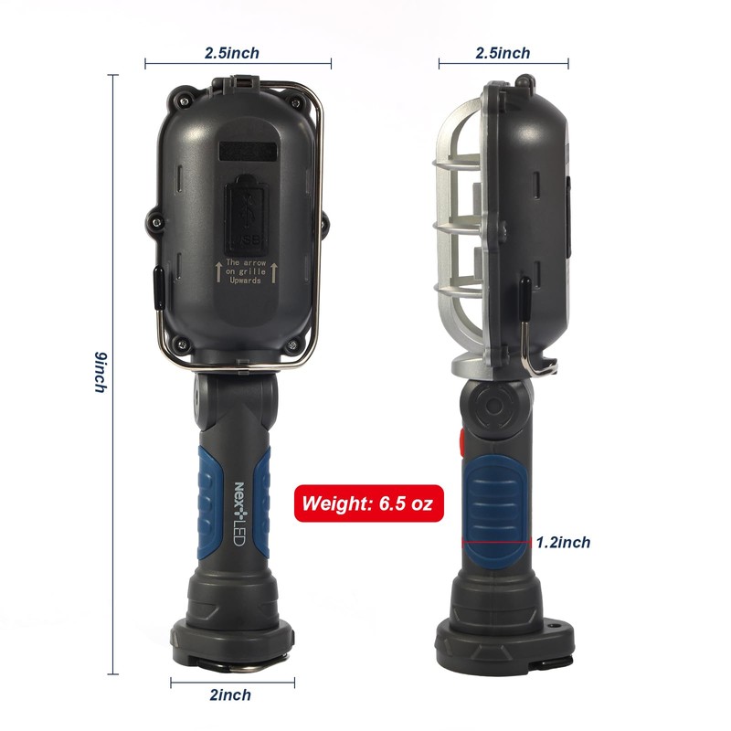 (Improved) NextLED NT-5571 Rechargeable Magnetic LED Work Light, 1000 LM