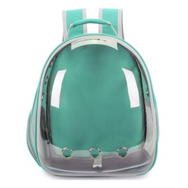 Cat Bubble Backpack Carrier for Small Medium Dogs Cats Carrying Bag, Airline Approved Pet Travel Carrying Bag Dog Hiking Walking Outdoor Backpack (Green)