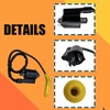 Ignition Coil with Cap & Ignition Key Switch Replace Part