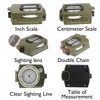 AIMALL Military Lensatic Compass High Precision Metal Outdoor Navigation Tool