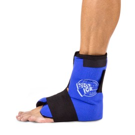 Pro Ice Ankle & Foot Ice Therapy Wrap - Ankle Ice Pack Wrap for Sprained Ankles, Plantar Fasciitis, Achilles Tendonitis, and Swelling Feet - Reusable Ice Packs for Injuries Included - PI 500