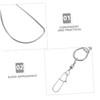 Mipcase 10pcs Stainless Steel Fishing Snap Buckles Fishing Locks for