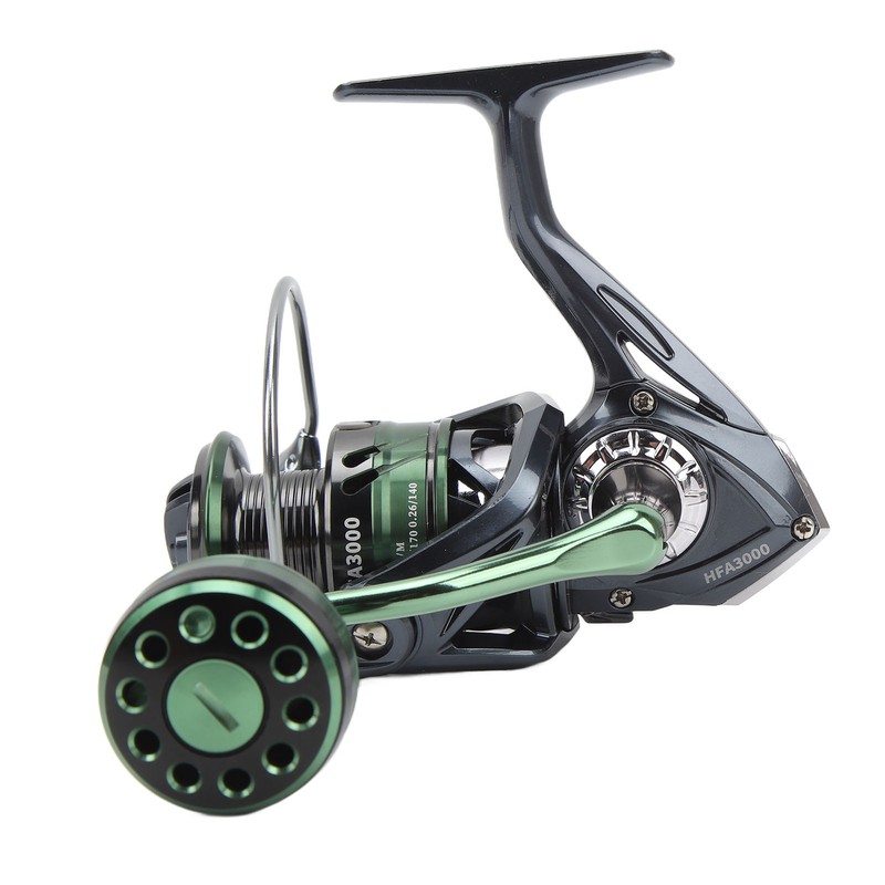 Metal HFA3000 Spinning Reel 13+1BB 5.2:1 Gear Ratio Spinning Fishing