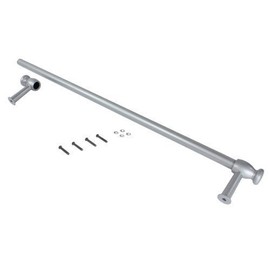 First4spares Universal 'Cut to Size' Oven Cooker Door Handle/Towel Rail (600mm, Silver)
