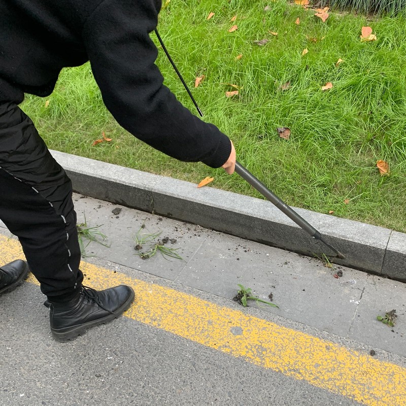 Lcokeiy Crack Weeder,Crevice Weeding Tool,Manual Garden Weeder Tool with 29”