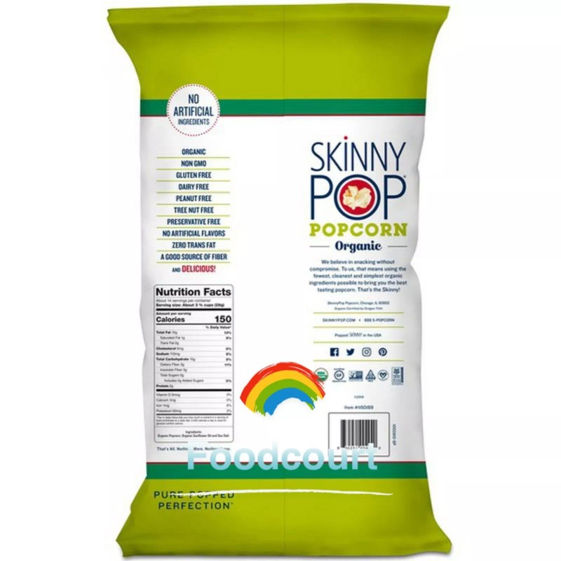 SkinnyPop Organic Original Popcorn 14 oz