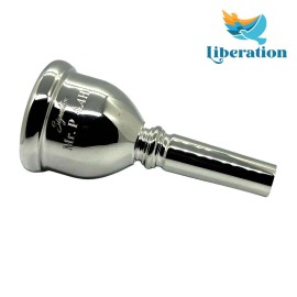 Tuba Mouthpiece Liberation Mr. P Signature 4.4H Tuba Mouthpiece - Silver